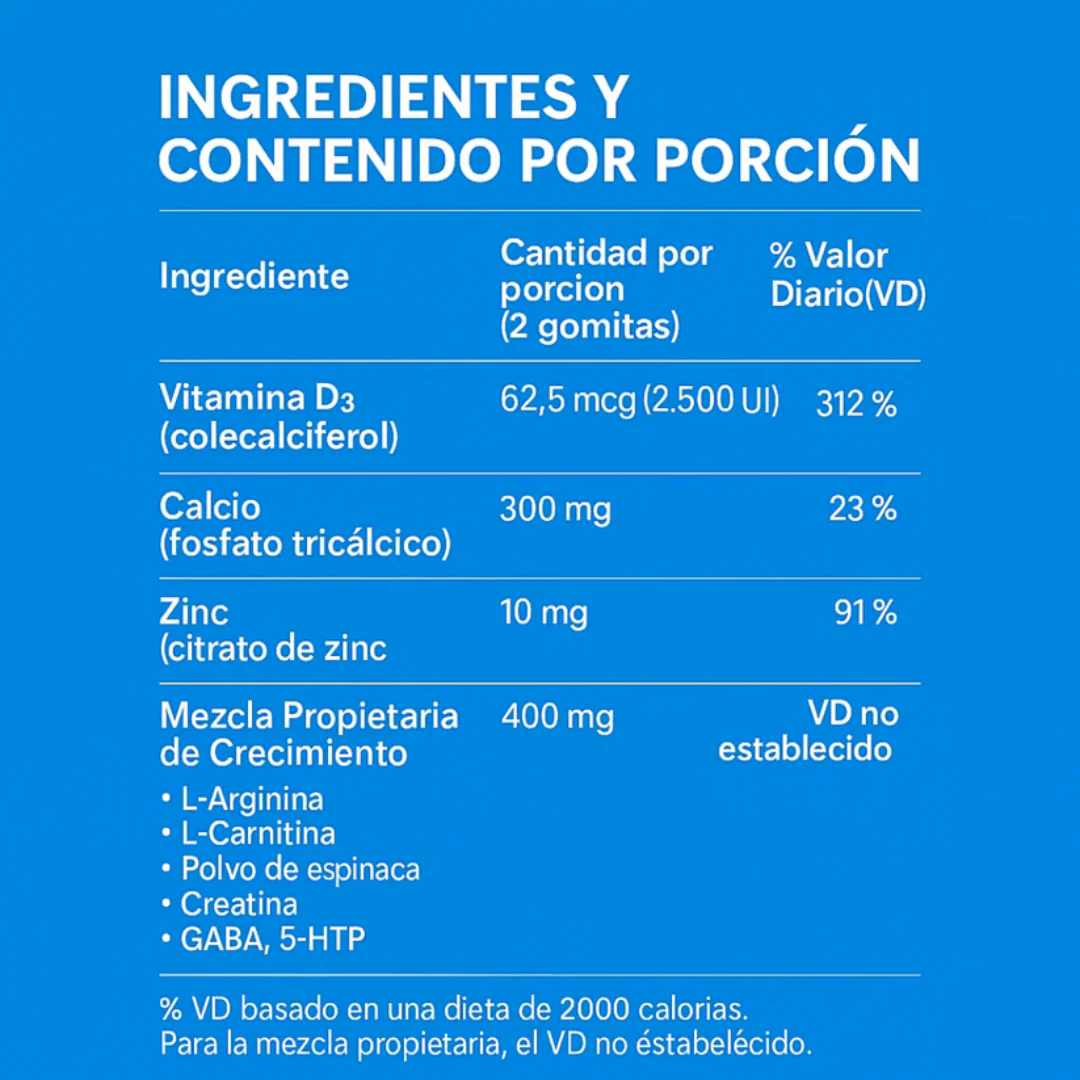 Alumi™ Crecimiento Óseo Natural